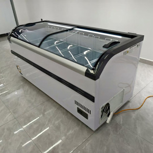 Congélateur d'îlot commercial personnalisable, vitrine de supermarché, congélateur d'îlot - Product Image 6