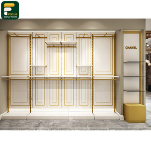 Exhibidores Modernos para Tiendas de Ropa, Armario para Ropa, Estante de Pared, Mostrador de Caja, Espejo, Unidad de Iluminación para Boutique - Product Image 3