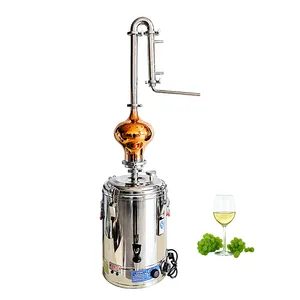 33L Home model electric still distilled water machine Private distiller can distill lavender pure dew Copper helmet distillery