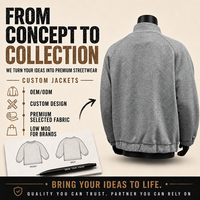 Veste matelassée unisexe personnalisée, style streetwear oversize, fermeture éclair, manteau rembourré chaud en polyester, vêtements d'extérieur urbains décontractés