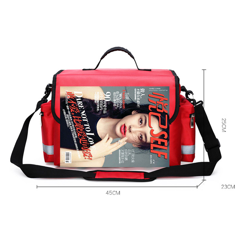 First Aid Bag Empty for Nurse Medical Medic Duffle Duffel Carry On Emergency Ambulance Treatment Equipment