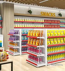Rak <span class=keywords><strong>Display</strong></span> Logam Modern Jia Chuang dengan Rak yang Dapat Disesuaikan dan Saluran Label untuk Toko Ritel - Product Image 6