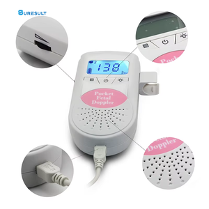 Pendeteksi detak jantung bayi, <span class=keywords><strong>Doppler</strong></span> janin, pendeteksi detak jantung bayi genggam, Monitor detak jantung janin - Product Image 2