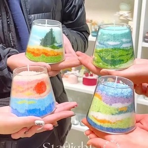 ทรายสีสำหรับงานศิลปะ DIY เทียนหอม ทรายขี้ผึ้ง ผงทราย อุปกรณ์งานฝีมือสร้างสรรค์ สำหรับทำเทียนหอม - Product Image 3