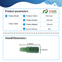 Joint d'étanchéité étanche 7165-1043 pour connecteurs automobiles Yazaki, bouchon de cavité en caoutchouc silicone