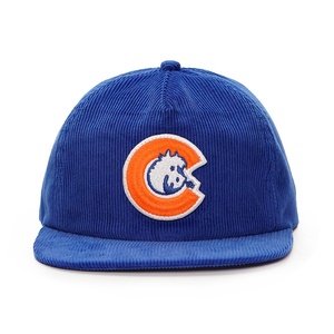 หมวกแก๊ป 5 ชิ้นแบบไม่มีโครงสร้าง ปรับขนาดได้ พร้อมปักโลโก้  ผ้าคอร์ดูรอย - Product Image 2