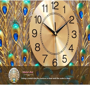 Pavone <span class=keywords><strong>Orologi</strong></span> <span class=keywords><strong>Da</strong></span> <span class=keywords><strong>Parete</strong></span> di <span class=keywords><strong>Grandi</strong></span> Dimensioni Della Decorazione Della Casa di Montaggio A <span class=keywords><strong>Parete</strong></span> Orologio Al Quarzo Muto Metallo di Arte Moderna Orologio <span class=keywords><strong>Da</strong></span> <span class=keywords><strong>Parete</strong></span> <span class=keywords><strong>per</strong></span> Soggiorno Camera <span class=keywords><strong>Da</strong></span> <span class=keywords><strong>Cucina</strong></span> del corridoio - Product Image 2