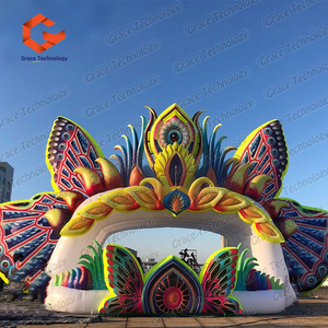 Paredes de Fondo Inflables Gigantes con Forma de Mariposa para Decoración de Escenarios de Conciertos, Festivales de Música y DJs - Product Image 5