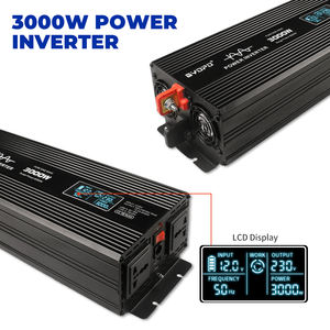 <span class=keywords><strong>Convertisseur</strong></span> de tension d'onduleur à onde sinusoïdale pure 3000W/6000W de pointe, DC <span class=keywords><strong>12V</strong></span> vers AC 230V, <span class=keywords><strong>pour</strong></span> camping-cars, camions, bateaux, camping - Product Image 6