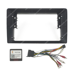 Cadre de voiture MEKEDE pour <span class=keywords><strong>Alfa</strong></span> Romeo <span class=keywords><strong>159</strong></span> de 9 pouces (avant 2008) avec cadre audio de voiture en plastique cadre d'<span class=keywords><strong>autoradio</strong></span> - Product Image 1