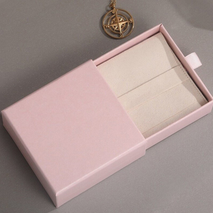 Caja de Regalo Deslizante de Lujo con Estampado en Caliente, UV Localizado, Negra, con Logotipo Personalizado Impreso, Papel de Aluminio Dorado para Joyería - Product Image 5