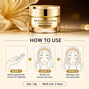 Crème Contour des Yeux Revitalisante Professionnelle NB Infusée au Squalane Hydratation Profonde Raffermissante Anti-Relâchement - Product Image 4