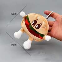 Porte-monnaie en peluche de haute qualité, série de fruits de dessin animé, capybara, sac à main, pendentif, rangement de pièces de monnaie, petits cadeaux pour enfants, Halloween