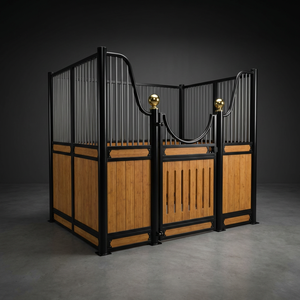 Écurie modulaire polyvalente préfabriquée pour l'équitation, académies équestres, écoles <span class=keywords><strong>de</strong></span> dressage <span class=keywords><strong>de</strong></span> chevaux <span class=keywords><strong>de</strong></span> <span class=keywords><strong>course</strong></span>, terrains <span class=keywords><strong>de</strong></span> sport - Product Image 1