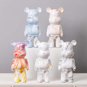 Figura de Resina de Oso de <span class=keywords><strong>Internet</strong></span> de 28 cm, Hucha, Decoración para TV/Mueble de Entrada, Sala de Estar, Fiestas y Reuniones, Diseño Creativo de Dibujos Animados, Hecho a Mano - Product Image 2