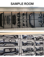Kit carrosserie de modernisation Junyo pour Mercedes Benz Classe S W217, comprenant pare-chocs, calandre, diffuseur arrière et embout d'échappement, style AMG 63