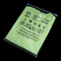 Sacs Ziplock en Plastique CPE Mat Givré Recyclé Certifié GRS avec Logo Personnalisé, Emballage PE à Fermeture Éclair pour Vêtements, Chemises, Chaussures, Fourrures