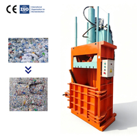 Presse verticale hydraulique 100T pour bouteilles PET, idéale pour la compression des déchets plastiques, la réduction de stockage et les opérations de recyclage