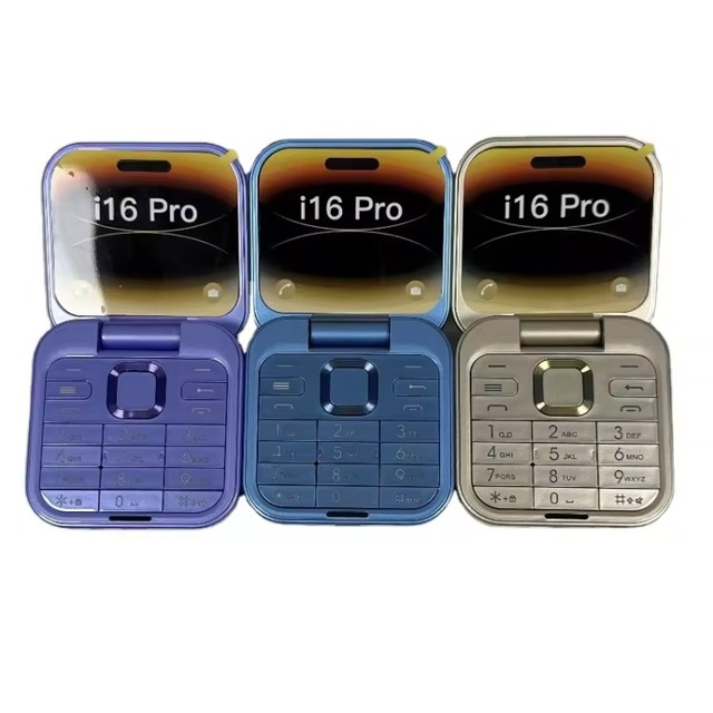 I16 PRO Flip Mini Mobile Phone Phone Mini Porket Phone Tiny Keypad Cellphone I16 PRO