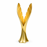 Trofeo Metálico Personalizado con Molde Existente, Sin Costo de Molde, Producción Rápida, en Oro, Plata, Oro Rosa, Níquel Negro, para Premios Corporativos