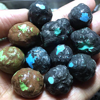 Semi-optimisation en gros de haute qualité Hubei Turquoise pour le traitement des bijoux bijoux Turquoise gravés