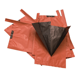 حقيبة واقية للمانجو عالية الجودة صديقة للبيئة مصنوعة يدويًا من الورق المغطى بالشمع ذو طبقتين باللونين الأسود والأبيض مع مقبض قابل للتخصيص باللون/الحجم - Product Image 2