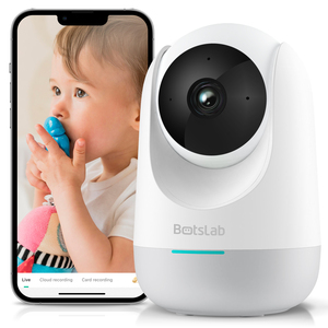 กล้องวงจรปิดในอาคาร Botslab รุ่น 2E C212 ความละเอียด 3MP รองรับ Wi-Fi มองเห็นในเวลากลางคืน บันทึกข้อมูลบน Cloud และการ์ด พร้อมระบบติดตามด้วย AI - Product Image 1
