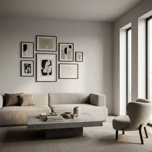 Modern White MDF A4 8.5x11 <strong>Large</strong> <strong>Poster</strong> <strong>Frame</strong> <strong>for</strong> Living Room and Coastal Home Decor - Product Image 5