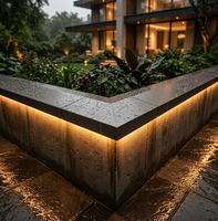 Capot mural en aluminium LED étanche pour protection supérieure des clôtures extérieures