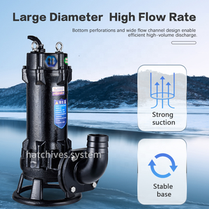 मछली तालाबों को गैर-क्लोजिंग स्वयं सीवेज पंप जलीय कृषि मछली तालाब उपचार उपकरण के साथ साफ रखें - Product Image 2