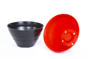 Pot de fleurs rond en plastique coloré pour jardin, pot de plantation durable pour plantes d'intérieur et d'extérieur, pot décoratif pour pépinière - Product Image 4