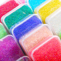 Haute Qualité 100g Nail Décorations Accessoires 1-3MM Perles Rondes Verre Strass Flatback Glitter Blister Ball 3D Type