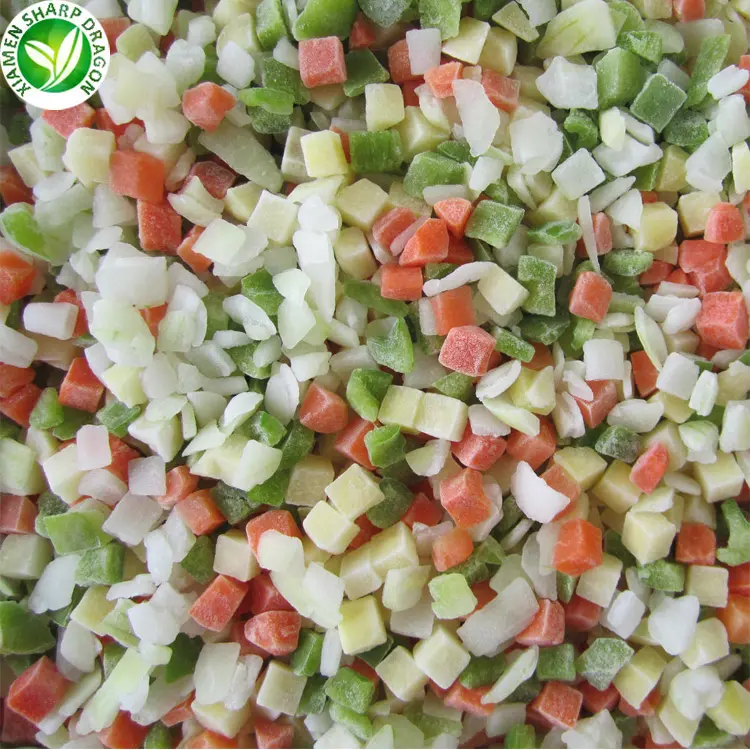 IQF Mix vegetable with broccoli Beans Cauliflower Carrots Frozen 5 way mixed different kinds winter blend chopped veggie Asian