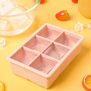 Oferta Especial: Bandeja para Cubos de Hielo King Cube de 6 Cavidades con Tapa, Molde para Cubos de Hielo Grandes de 6 Orificios, Color Negro, para Bebidas - Product Image 6