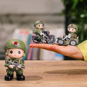 Figurines de Soldats en Résine, Lot Multi-Pièces, Décoration Créative pour la Maison, Cadeau d'Anniversaire pour le Salon - Product Image 2