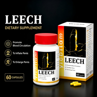 Capsules d'extrait concentré de sangsue (Hirudine) pour le bien-être quotidien des hommes - Soutien à la circulation et vitalité physique - Marque privée OEM