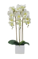 Orchidée Artificielle Faite Main de Haute Qualité, Décoration Murale et de Table Écologique pour Cérémonies de Remise des Diplômes