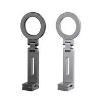 360 Rotation Pliable Clip Stand Voyage-friendly Air Plan Chemin de Fer Magnétique Support de Téléphone pour Bureau Tablette Mobile Support Haute