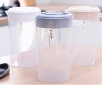 Bouilloire en plastique 1,3 L 2,2 L 3L Pichet à eau transparent bon marché pour jus et thé glacé Ensemble de pichet à eau en plastique pour boisson avec couvercle