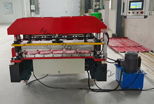 1250mm Width Roof Sheet Roll Forming Machine Zinc Roof Sheet Making Machine <b>Metal</b> Roof Panel Machine - Product Image 2