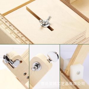 Wooden <b>Soap</b> Cutter Adjustable Wire Knife For Homemade Hand <b>Soap</b> Solid Form Craft DIY Tool - Product Image 1