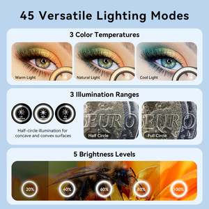 Objectif de photographie pour téléphone portable professionnel, zoom 10-20x, <span class=keywords><strong>macro</strong></span>, lumière d'appoint, alliage d'aluminium pour smartphone universel - Product Image 4