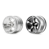 1 pièce, structure de roue 1/10 Axial SCX10, jantes de roue métalliques de 2,2 pouces pour voiture RC, jantes de rechange