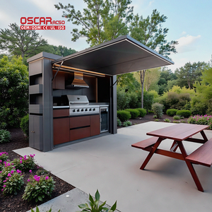 Diseño <span class=keywords><strong>en</strong></span> Acero Inoxidable 304 con Control Remoto - Puerta Enrollable con Textura Metálica para Cobertizo, Patio, Jardín, <span class=keywords><strong>Terraza</strong></span>, Cocina Exterior - Product Image 1
