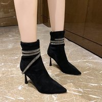 Vente en gros directe d'usine, bottes à talons hauts, talons hauts à la mode, talons hauts pour femmes, talons hauts de créateurs