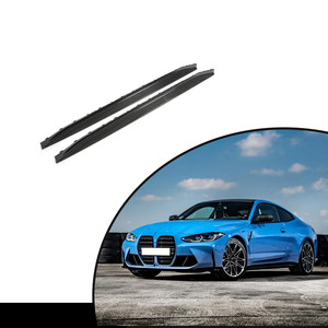 Faldón lateral de carbono REAL para BMW, extensión de Panel de labios, compatible con G82, G83, M4, 2021UP, 2 uds. - Product Image 1
