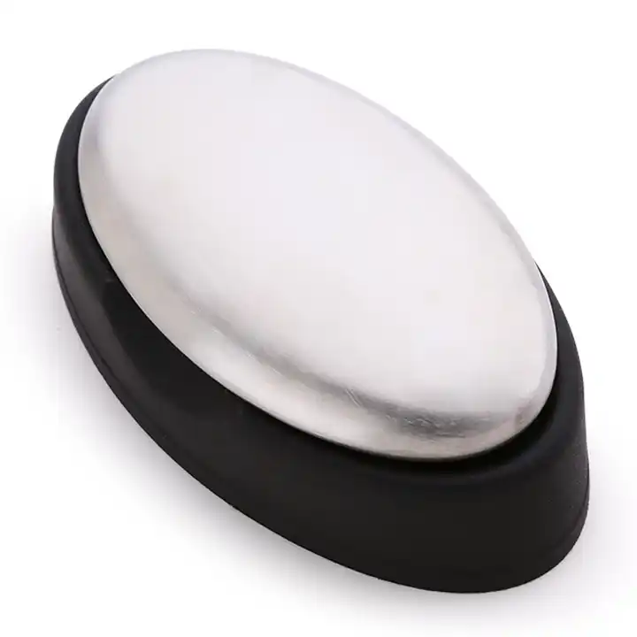 Wholesale Magic Odor Removing Oval Shape Stainless Steel Soap Bar