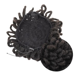 <span class=keywords><strong>Chignon</strong></span> Dreadlocks Pétale à Cordon, <span class=keywords><strong>Chignon</strong></span> Afro Puff, Queue de Cheval Courte et Volumineuse, Tressée, Torsadée, en Fibre, Extension de Cheveux pour Femme - Product Image 5