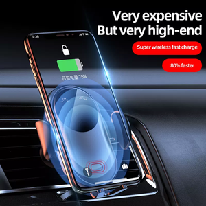 Cargador Inalámbrico para Auto con Sensor Automático, Soporte para Teléfono con Sujeción Automática para Rejilla de Ventilación, Carga Rápida de 15W para iPhone y <span class=keywords><strong>Samsung</strong></span> - Product Image 4