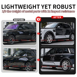 Jupes latérales en fibre de carbone sèche 2025, vente chaude, pour Rolls Royce Cullinan, style MSY, jupes latérales de voiture, accessoires automobiles - Product Image 2